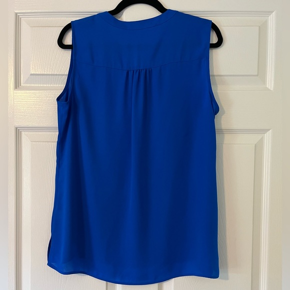 Chaus Royal Blue Sleeveless Blouse - Picture 2 of 3